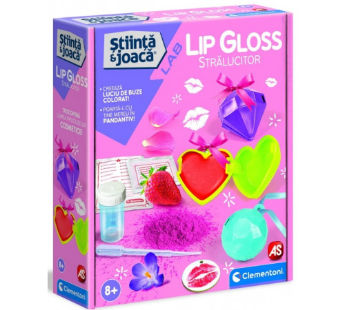  as kids 1026-50357 laboratorul de știință și jocuri "lip gloss stralucitor" (ro)