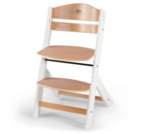 kinderkraft Стульчик для кормления enock белый/дерево