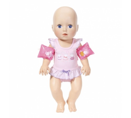 zapf creation 700051 păpușă interactivă baby annabell "invață să înoate" (46 cm.)  