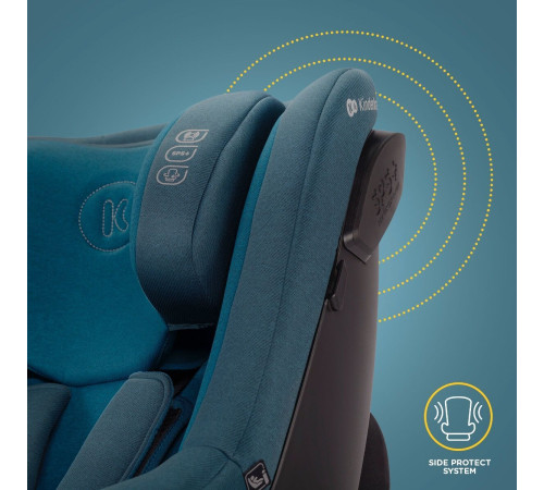 kinderkraft scaun auto i- guard i-size 360&deg;С gr.0+/1 (40-105 cm.) negru grafit