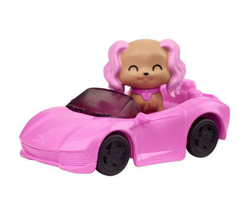 barbie hhn06 păpușă "extra" în haine roz cu un animal de companie