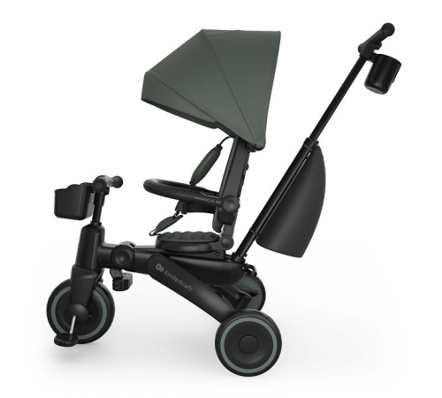 kinderkraft triciclu pliabil jazz 3 (verde)