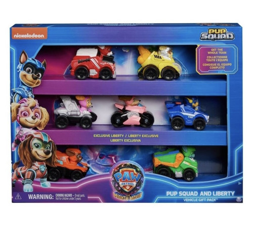 paw patrol 6067861 Набор машинок с фигурками “Щенячий патруль” 