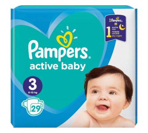 Pampers Active Baby 3 (6-10 кг.) 29 шт. pampers active baby 3 (6-10 кг.) 29 шт.