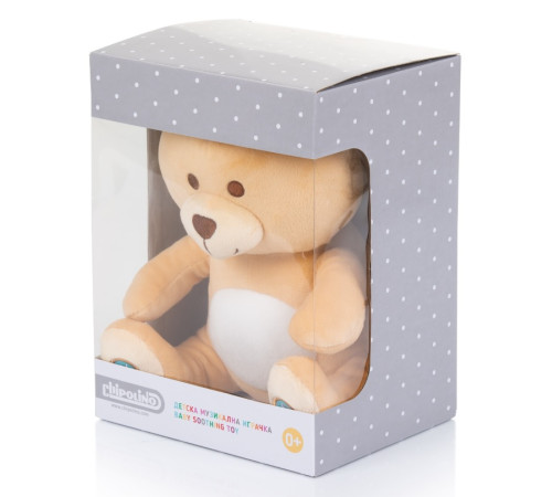 chipolino Плюшевая музыкальная игрушка с ночником "bear" pil02307bear