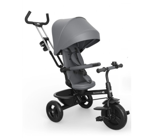 kinderkraft Детский трицикл aston 2 plus (серый)
