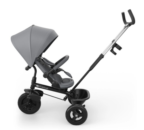 kinderkraft Детский трицикл aston 2 plus (серый)