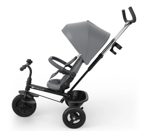 kinderkraft Детский трицикл aston 2 plus (серый)