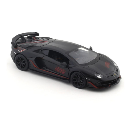 msz 68269a/2 mașinuță metalică lamborghini aventador svj (1:24) cu sunete și lumini 