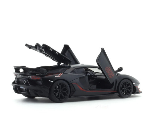 msz 68269a/2 mașinuță metalică lamborghini aventador svj (1:24) cu sunete și lumini 