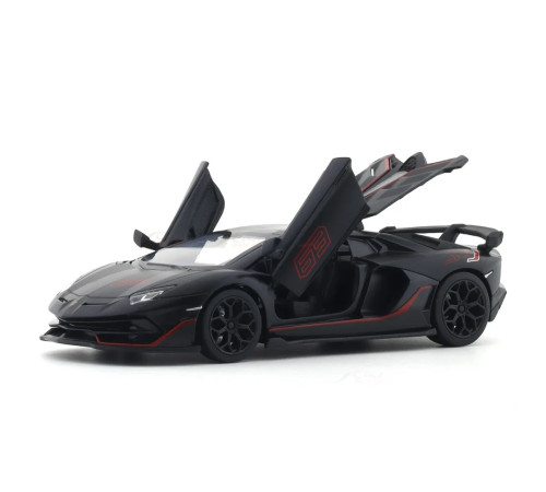 msz 68269a/2 mașinuță metalică lamborghini aventador svj (1:24) cu sunete și lumini 