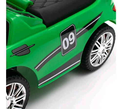 baby mix ur-bej919 racer Машина детская c ручкой белая