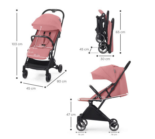 kinderkraft carucior indy roz