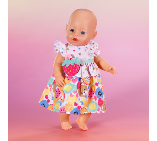 zapf creation 838303 rochiță baby born "fructe" (43 cm.)