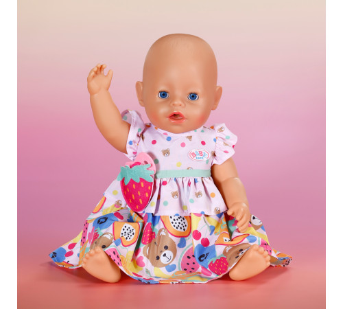 zapf creation 838303 rochiță baby born "fructe" (43 cm.)
