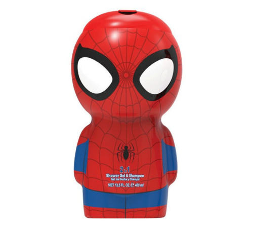 air-val gel de duș și șampon 2in1 spider man, 400 ml