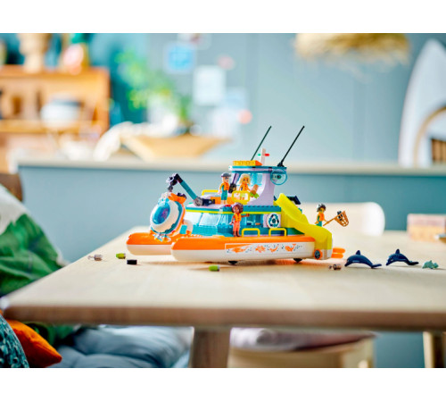 lego friends 41734 Конструктор "Морская спасательная лодка" (717дет.)