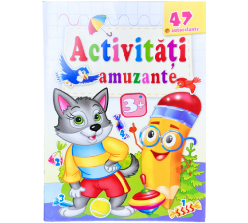 activitati amuzante "lupul"+ 47 autocolante (ro)