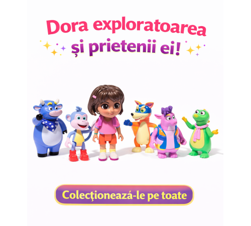  spin master 6071556 figurină "dora exploratoarea" (&icirc;n sort.)