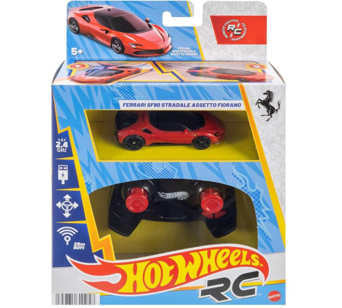 hot wheels jgd09 Машина на радиоуправлении "ferrari sf90 stradale assetto fiorano"