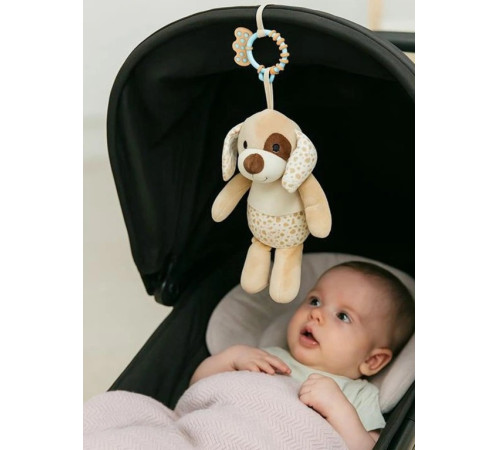 baby mix 56573 Игрушка-подвеска с вибрацией "Собачка"