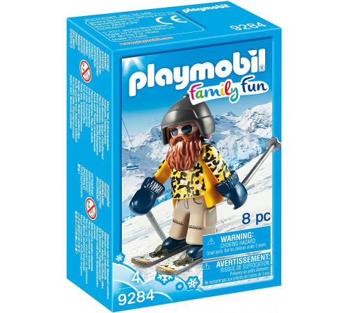  playmobil 9284 Конструктор "Лыжник" (8 дет.)