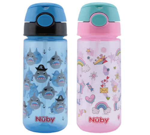  nuby nv04018 cana cu pai flip-it 540 ml. (3 ani+)