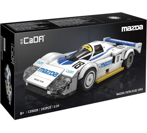  cada c55029w  Конструктор "mazda 787b" (242 дет.)
