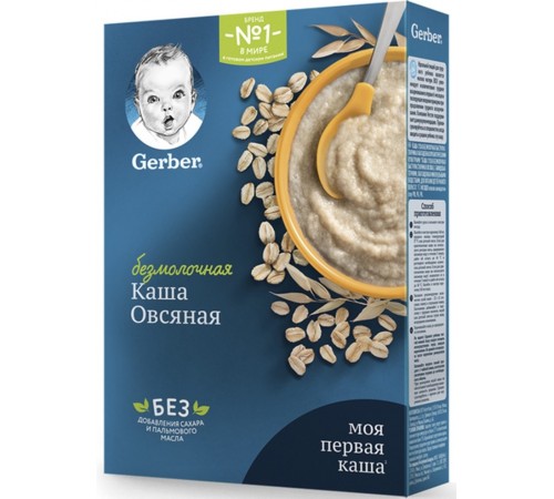 Детское питание в Молдове Gerber Каша безмолочная Овсяная 180 гр. (5м+) Детское питание в Молдове gerber Каша безмолочная Овсяная 180 гр. (5м+)