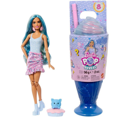 barbie jfy61 Кукла pop reveal "Голубой милкшейк"