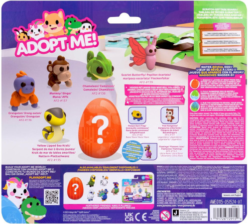 roblox adopt me! ame0017-6 set de 6 figurine "pets multipack" (in sort.)