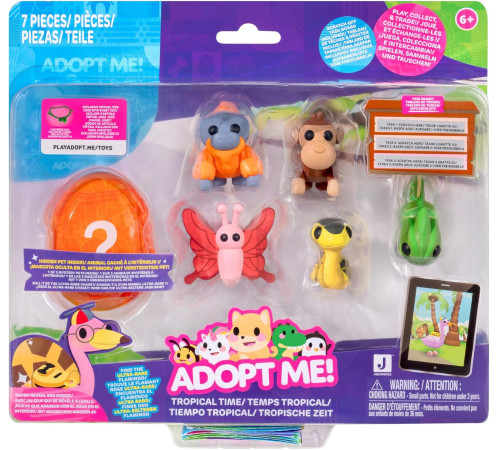 roblox adopt me! ame0017-6 set de 6 figurine "pets multipack" (in sort.)