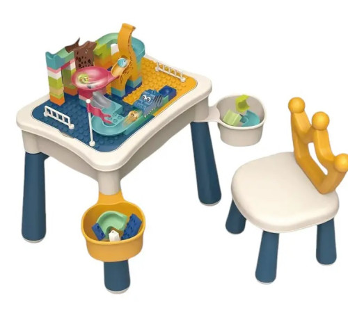  bibiin toys 8008 Столик с конструктором (106 эл.)