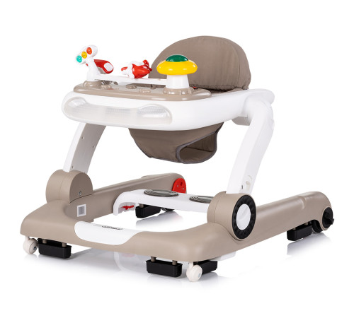 chipolino prle02503be Музыкальные ходунки 4 в 1 "little explorer" (бежевый)