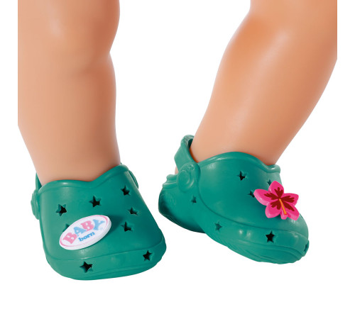 zapf creation 831809 pantofi pentru papusi baby born (43 cm) in sort.