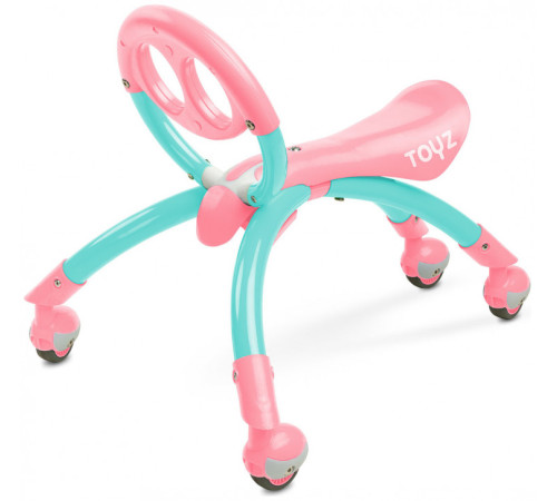 toyz-2528 mașină de &icirc;mpins 2&icirc;n1 pentru copii beetle (roz)