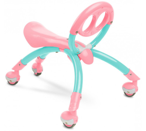  toyz-2528 mașină de &icirc;mpins 2&icirc;n1 pentru copii beetle (roz)