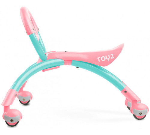 toyz-2528 mașină de &icirc;mpins 2&icirc;n1 pentru copii beetle (roz)