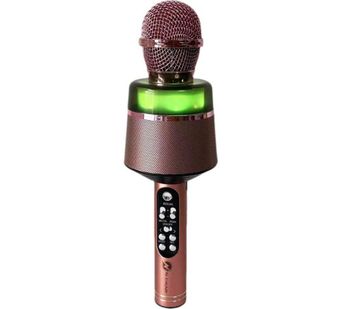  n-gear Портативный беспроводной bluetooth-микрофон для караоке "star mic" starmic100pink розовое золото