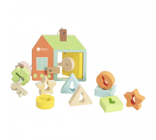 classic world 20143 Деревянная игрушка "Домик"
