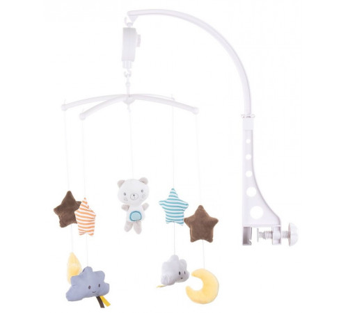  chipolino mils02110bs Карусель плюшевая "Мишка и звезды"