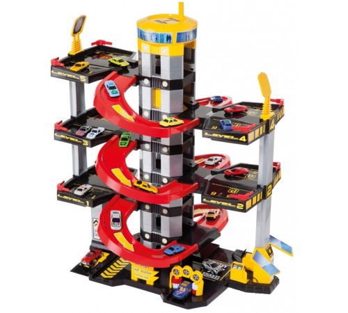 Детский магазин в Кишиневе в Молдове molto 15418 Игра "Парковка 6 уровней с лифтом "