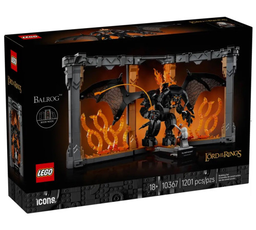 Jucării pentru Copii - Magazin Online de Jucării ieftine in Chisinau Baby-Boom in Moldova Lego Icons 10367 Constructor "Stăpânul inelelor: Dioramă pentru bibliotecă cu un Balrog" (1201 el.)  lego icons 10367 constructor "stăpânul inelelor: dioramă pentru bibliotecă cu un balrog" (1201 el.)