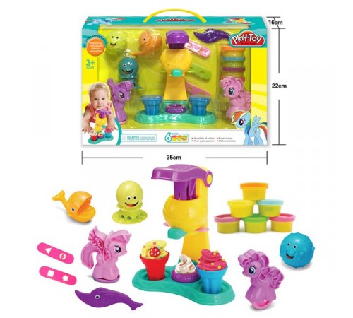 op РЕ04.136 set de plastilina "play-toy"