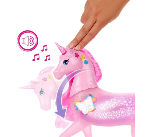 barbie jcp78 figurină "unicorn: magia culorilor și sunetelor"r