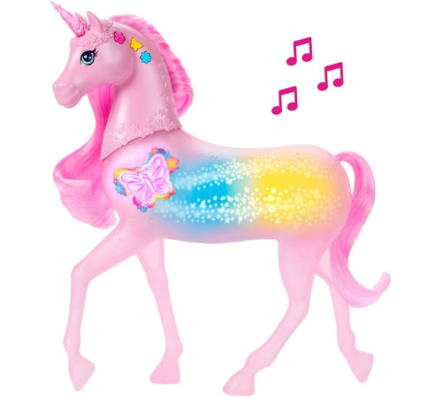 barbie jcp78 figurină "unicorn: magia culorilor și sunetelor"r