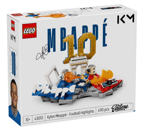  lego editions 43013 constructor "kylian mbapp&eacute; &ndash; momente importante din fotbal" ( 490 el.)