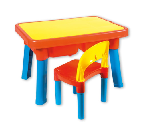  androni 8901-0000 set de masă și scaun cu accesorii pentru joacă &icirc;n nisip