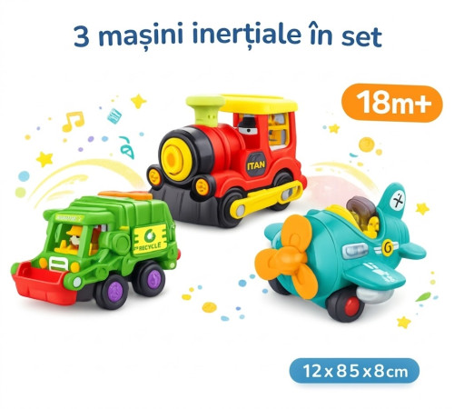  hola toys ha7871 set de vehicule (3 modele)