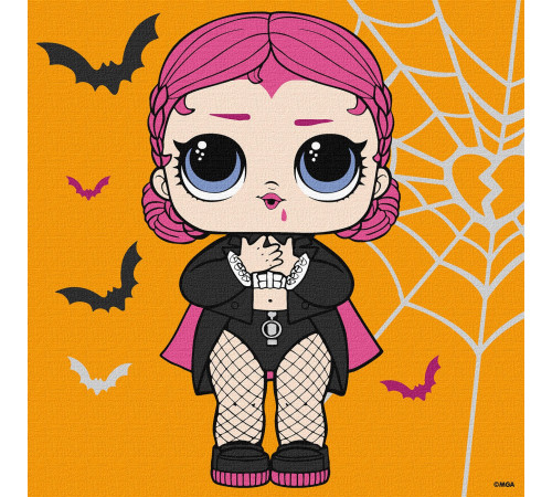  ideyka kho1330 pictură pe numere "l.o.l. surprise! countess" (25х25 cm)